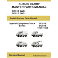 Suzuki Carry Truck Special Equipment Master Parts Manual DD51B DC51C