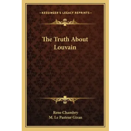 The Truth About Louvain