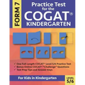 Practice Test for the CogAT Kindergarten Form 7 Level 5/6: Gifted and Talented Test Prep for Kindergarten, CogAT Kindergarten Practice Test