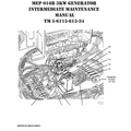 MEP 016B 3KW Generator Intermediate Maintenance Manual TM 5-6115-615-34