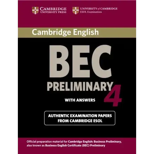 Cambridge BEC 4 Preliminary