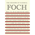 The Memoirs of Marshal Foch