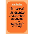 Universal Languages and Scientific Taxonomy in the Seventeenth Century