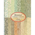 Botanical Endpaper Collection: 20 sheets of vintage endpapers for bookbinding and other paper crafting projects
