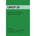 Possessives and Beyond: Semantics and Syntax: University of Massachusetts Occasional Papers in Linguistics 29
