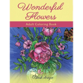 Wonderful Flowers: Adult Coloring Book