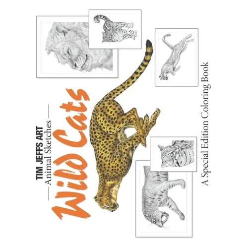 Wild Cats: A Special Edition Coloring Book