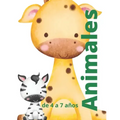 Animales: Diversión colorida de 4 a 7 años