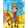 Cowboys Coloring Book 1