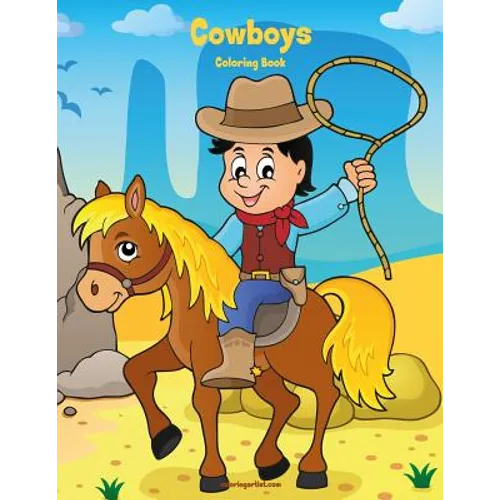 Cowboys Coloring Book 1