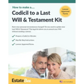 Codicil to a Last Will & Testament Kit: Make a Codicil to Your Last Will in Minutes