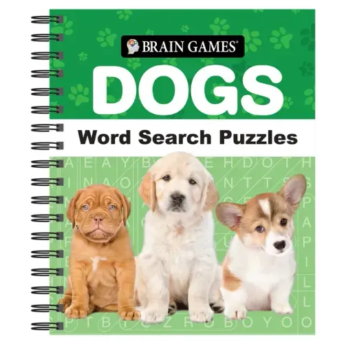 Brain Games - Dogs Word Search Puzzles - Spiral