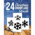 Christmas Snowflake Stencils: 24 Paper Stencils for Winter Decorations