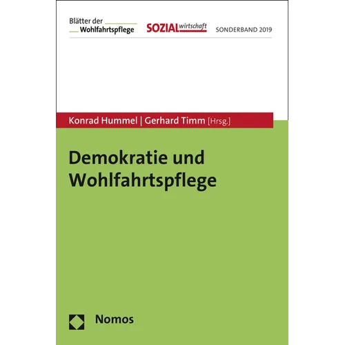 Demokratie Und Wohlfahrtspflege: Mit Einem Vorwort Von Franziska Giffey