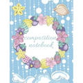 Composition Notebook: Tropical Beach Design, Collage Ruled Pages