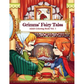 Grimms' Fairy Tales Adult Coloring Book Vol. 1: A Kawaii Fantasy Coloring Book for Adults and Kids: Cinderella, Snow White, Hansel and Gretel, The Fro