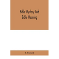 Bible mystery and Bible meaning