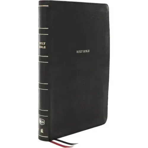 Nkjv, Thinline Reference Bible, Large Print, Leathersoft, Black, Comfort Print: Holy Bible, New King James Version