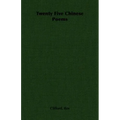 Twenty Five Chinese Poems
