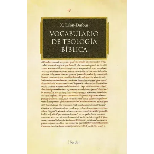Vocabulario de Teologia Biblica