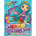 Mermaid Coloring Book for Kids Ages 4-8