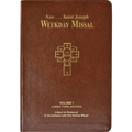 St. Joseph Weekday Missal, Volume I (Large Type Edition): Advent to Pentecost