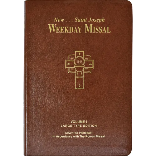 St. Joseph Weekday Missal, Volume I (Large Type Edition): Advent to Pentecost