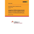 Comparison of different features sets and classifiers for emotion recognition of speech: Vergleich von verschiedenen Merkmalssätzen und Klassifizierer