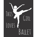 This Girl Loves Ballet: Fun Dance Sketchbook for Drawing, Doodling and Using Your Imagination!