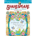 Creative Haven Shakespeare Dramatic & Droll Coloring Book