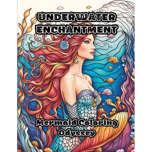 Underwater Enchantment: Mermaid Coloring Odyssey