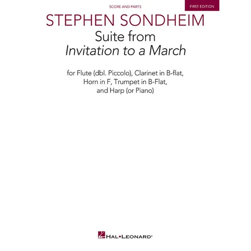 Suite from Invitation to a March: For Flute (Dbl. Piccolo), Clarinet in B-Flat, Horn in F, Trumpet in B-Flat, Harp (or Piano) - Sc&pts