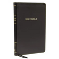 KJV, Thinline Bible, Standard Print, Imitation Leather, Black, Red Letter Edition