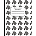 Composition Notebook: Zebra Polka Dot Wide Ruled Composition Book - 120 Pages - 60 Sheets