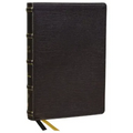 KJV Holy Bible with Apocrypha and 73,000 Center-Column Cross References, Black Genuine Leather, Red Letter, Comfort Print: King James Version