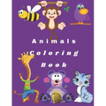 Animals Coloring Book: Animals Coloring Book For Kids 100 pages