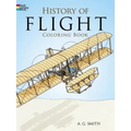 History of Flight Coloring Book