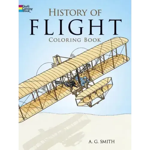 History of Flight Coloring Book