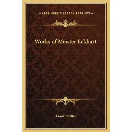 Works of Meister Eckhart