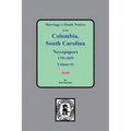 Marriage & Death Notices from Columbia, South Carolina Newspapers, 1792-1839