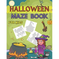Halloween Maze Book for Kids: Smart and Funny Gift for Boys and Girls, Scary Puzzle Book for Kid