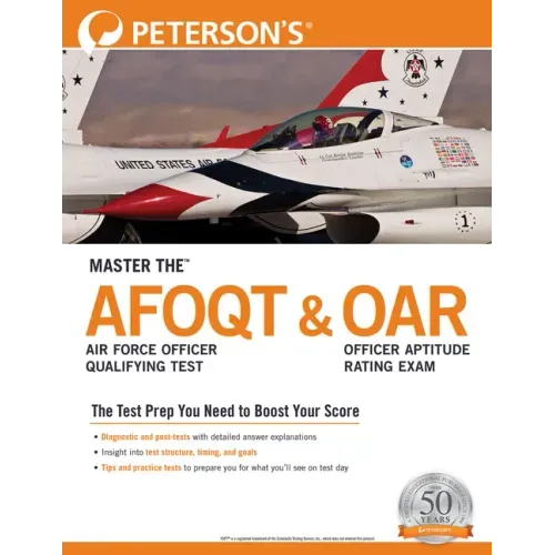 Master The(tm) Air Force Officer Qualifying Test (Afoqt) & Officer Aptitude Rating Exam (Oar)