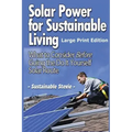 Solar Power for Sustainable Living (Large Print Edition): What to Consider Before Going the Do It Yourself Solar Route