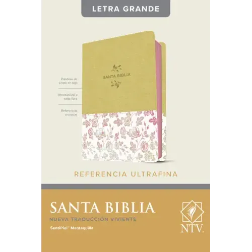 Santa Biblia Ntv, Edición de Referencia Ultrafina, Letra Grande (Sentipiel, Mantequilla, Índice, Letra Roja)