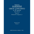 Oboe Concerto in D minor, Op.9 No.2: Study score