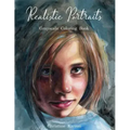 Realistic Portraits Grayscale Coloring Book