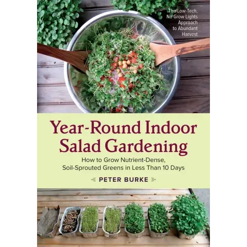 Year-Round Indoor Salad Gardening: How to Grow Nutrient-Dense, Soil-Sprouted Greens in Less Than 10 Days