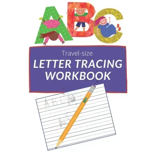 Travel-size ABC Letter Tracing Workbook: Learn to write ABCs for kids. Fruits & Vegetables edition
