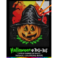 Trick or Treat Halloween Color by Numbers for Adults: Mosaic Coloring Book Stress Relieving Design Puzzle Quest