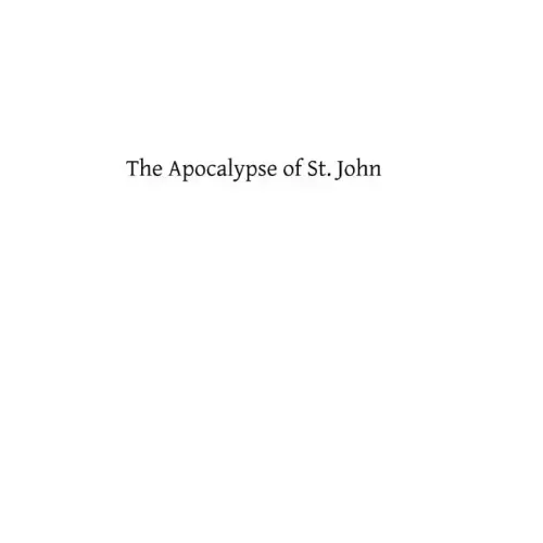 The Apocalypse of St. John